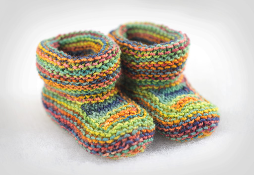 seamless baby booties