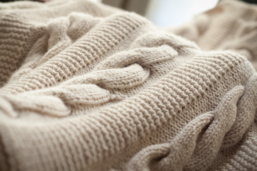 Cable Knit Throw – Thimbleanna