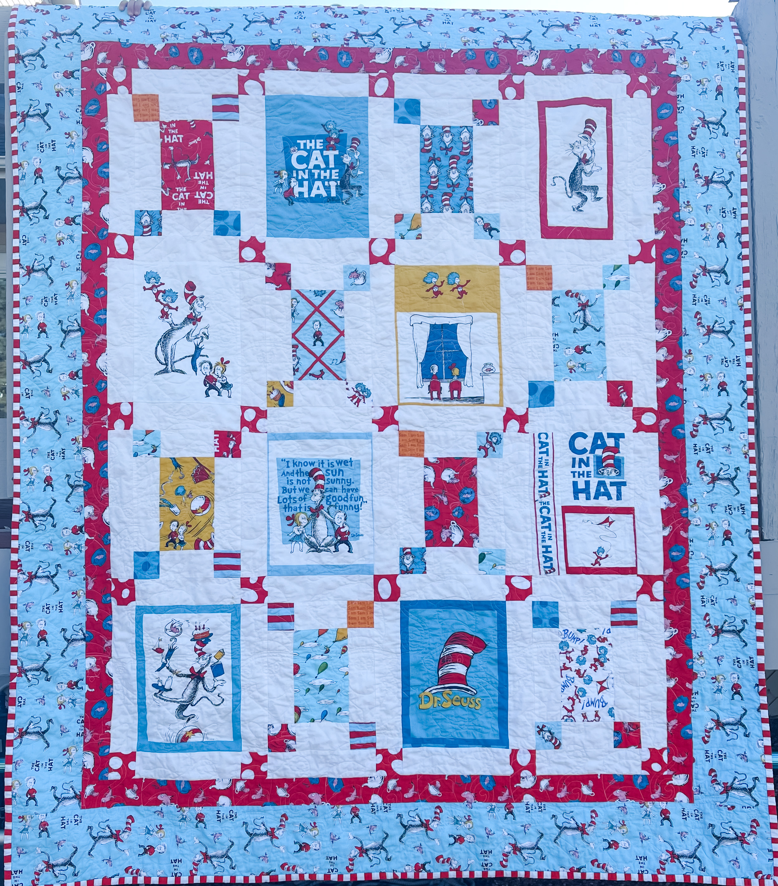 Thimbleanna: Dr. Seuss Quilt