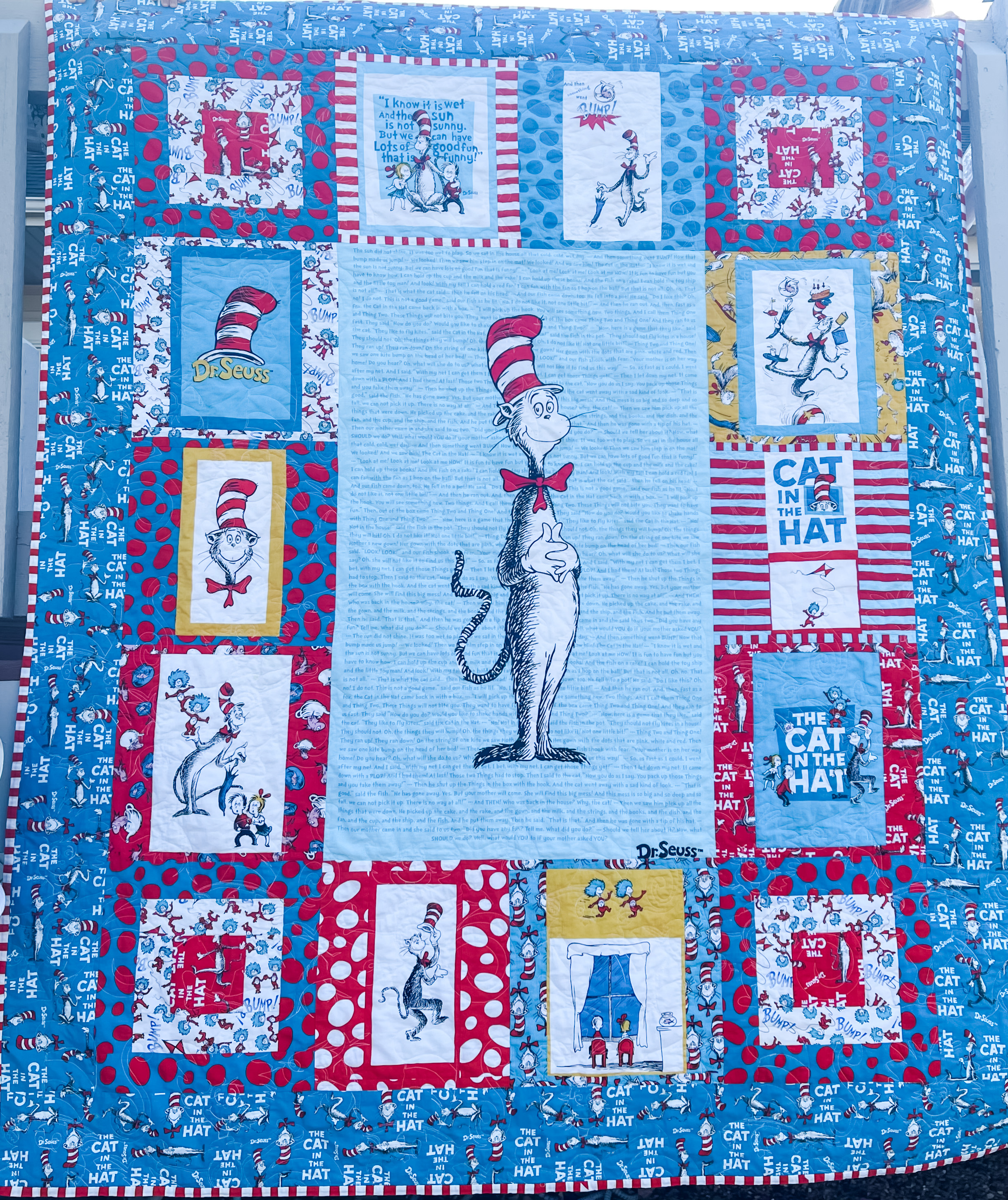 Thimbleanna: Dr. Seuss Quilt